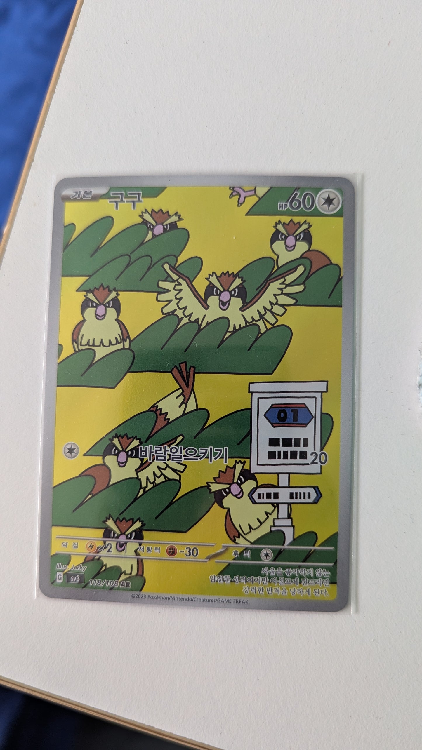 Pidgey (Korean) (AR)