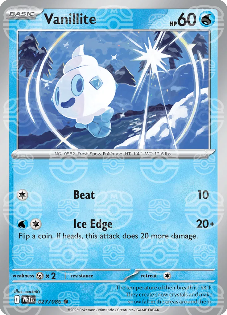 Vanillite (Master Ball Pattern)