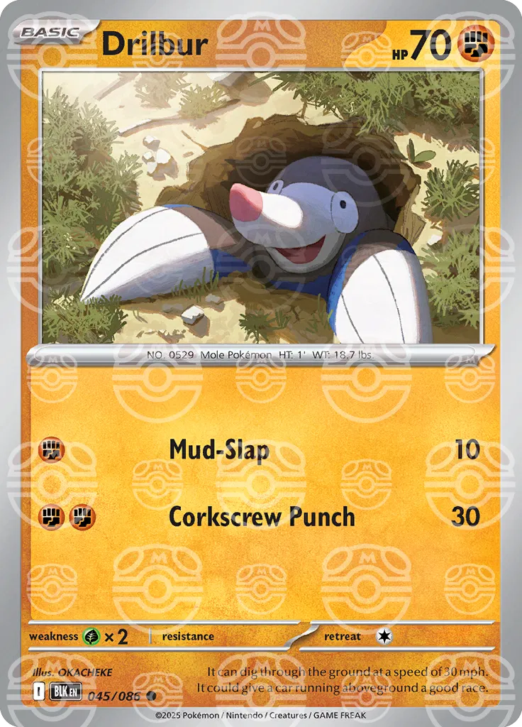 Drilbur (Master Ball Pattern)